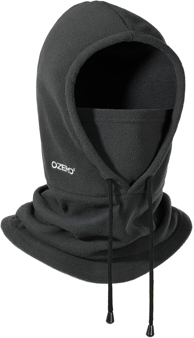 Winter Polar Fleece Hood Ski Mask for Men Women