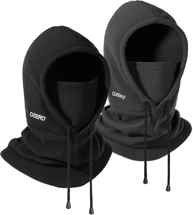 Winter Polar Fleece Hood Ski Mask for Men Women